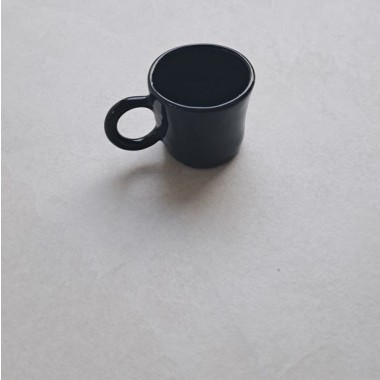Skelini - handgemachte Espresso Tasse schwarz