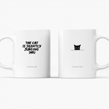 typealive / Tasse aus Keramik / Judging