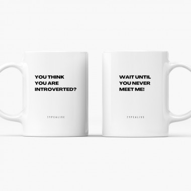typealive / Tasse aus Keramik / Introverted