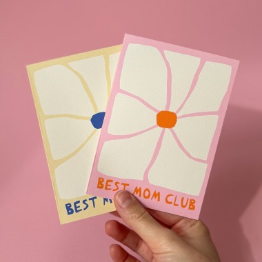 Best Mom Club Karte mit Umschlag
