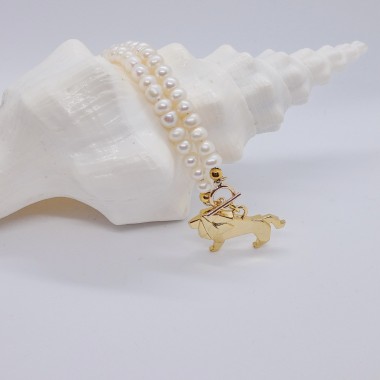 Valerie Chic - Origami 3D Löwe Perlen Kette