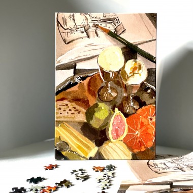 Das Puzzle Kollektiv - Puzzle "Petit-déjeuner" 500 Teile