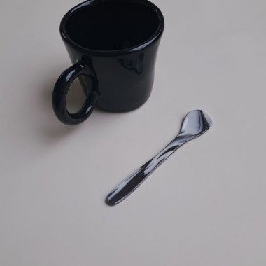 Skelini - handgemachte Espresso Tasse schwarz