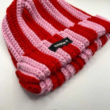 Two-Tone Beanie - bold & cozy