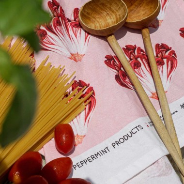 PEPPERMINT PRODUCTS RADICCHIO & PORRI | GESCHIRRTÜCHER aus Baumwolle | 2er Set | Roman Luyken |  Peppermint Products
