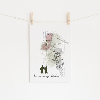 nathys_illustration - love my bike DINA4