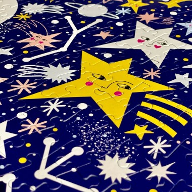 Das Puzzle Kollektiv - Puzzle "Zoom To The Moon" 200 Teile