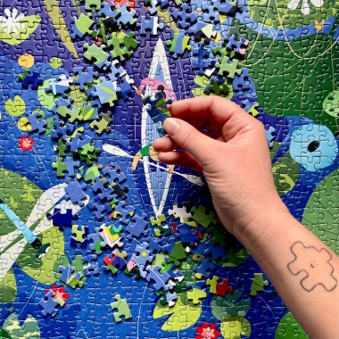 Das Puzzle Kollektiv - Puzzle "Canopy Canoeing"" 1000 Teile