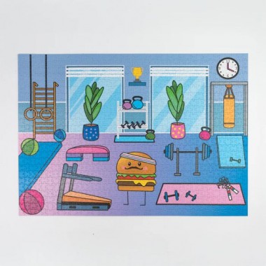 SUNSHINE PUZZLES AT THE GYM, 1000 Teile Puzzle