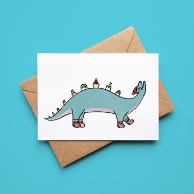 The Naughty District - Lustiges Weihnachtskarten Set »Spirit Animals und Dinos«