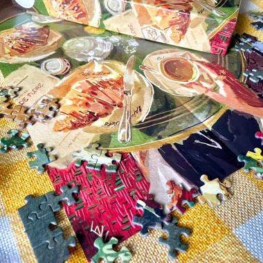 Das Puzzle Kollektiv - Puzzle "Café et croissants" 500 Teile