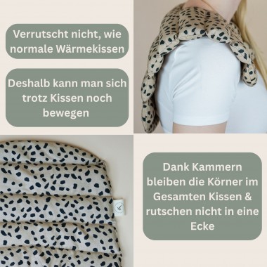 Dinkelkissen für Schulter und Nacken "Coffee" – Tochter von Walter