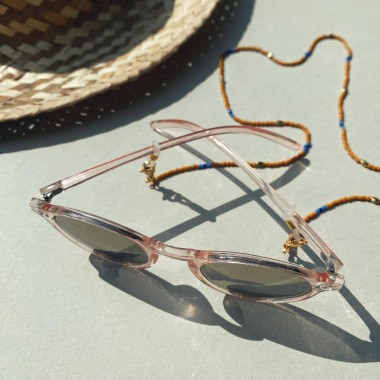 IDA PING JEWELRY // Brillenkette aus Miyuki Glasperlen // Terra