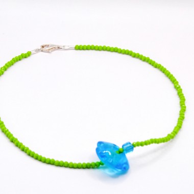 »Crystal Blue« - Kette von pinapina