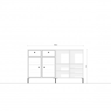 Sideboard 4 x 2 | KUBIKUS