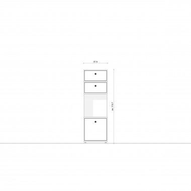 Regal 1 x 3 l KUBIKUS | KARLSHOLZ