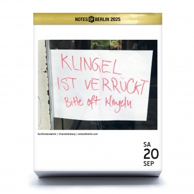Notes of Berlin 2025 Kalender (Foto-Abreißkalender)