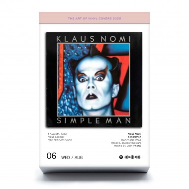 The Art of Vinyl Covers 2025 Kalender (Foto-Abreißkalender)