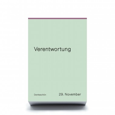Denkeschön
Jeden Tag ein kreatives Wortspiel