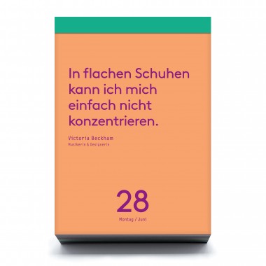 Denkpause 2027
Tagesabreißkalender
