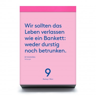 Denkpause 2026 (Tagesabreißkalender)