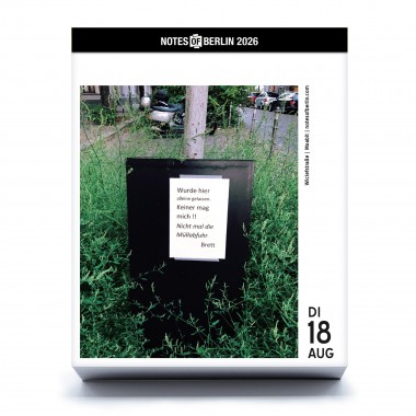 Notes of Berlin 2026 (Tagesabreißkalender)