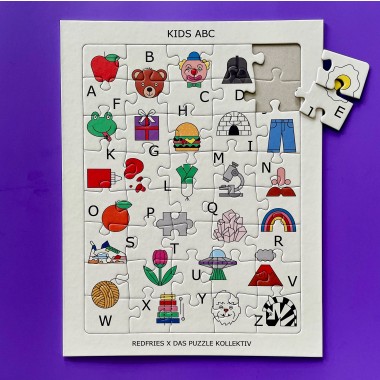 Das Puzzle Kollektiv - Puzzle "KIDS ABC" 40 Teile