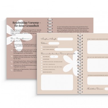 Zykluskalender – Zyklusplaner – Vorlage zum Ausfüllen – FINE FINE STUFF x mixmox