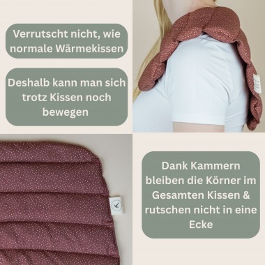 Dinkelkissen für Schulter und Nacken – Tochter von Walter