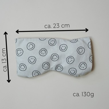 Augenkissen Yoga "Smiley" Bio Dinkel und Bio Lavendel gefüllt - Tochter von Walter