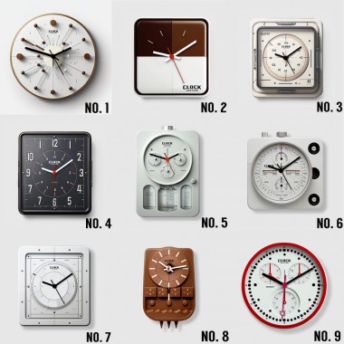 Clock Couture Wand- und Tischuhrenserie RAM Medium