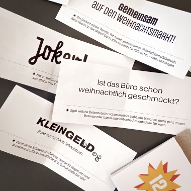Überraschungs-Büro-Adventskalender // sperlingB.design