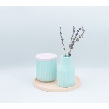 JENP. / Kerzenhalter Vase / BULM. / lavender