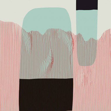 ZEITLOOPS "Abstrakte Landschaft", Posterprint