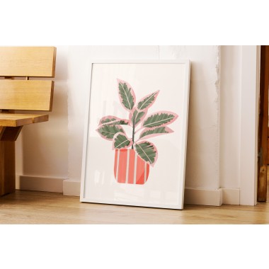 Calathea Pflanze / Print A4, A5 / Svea Hansohn Illustration