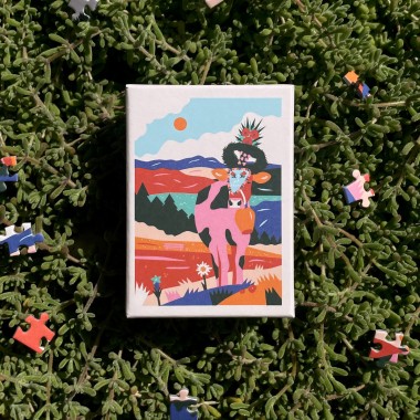 Das Puzzle Kollektiv - Puzzle "Almsommer" 99 Teile Mini