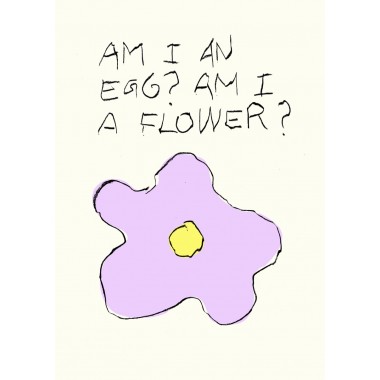 Am I an Egg? Am I a flower? - Print von Lavanda Posters