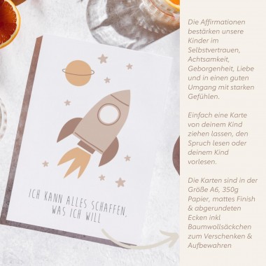 The Life Barn Affirmationskarten für Kinder, Mutmachkarten