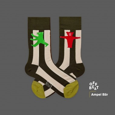 Ampel Bär Socken von Offbeat 