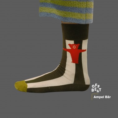 Ampel Bär Socken von Offbeat 
