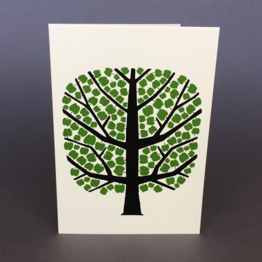 Print now - Riot later ● Apfelbaum, 2 Karten mit Umschlag