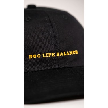 Dog Life Balance Premium Dad Cap - black & orange - arrel