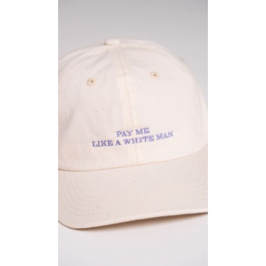 Pay me like a white man Premium Dad Cap - beige & lavender - arrel