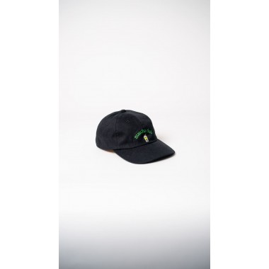 Matcha Club Premium Dad Cap - black & green - arrel
