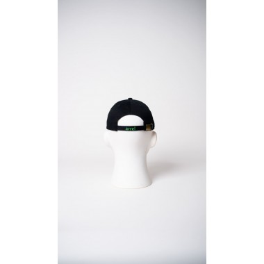 Matcha Club Premium Dad Cap - black & green - arrel