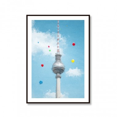 Amy & Kurt Berlin Artprint "Berlin Balloons"