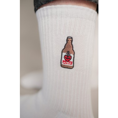 Astra | Bestickte Bio Baumwoll Socken