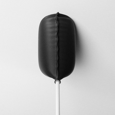 canopie® - Lampenbaldachin - Ballonherz Mattschwarz