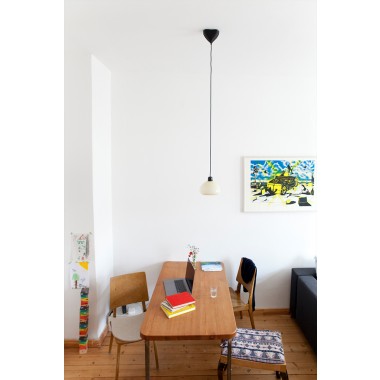 canopie® - Lampenbaldachin - Ballonherz Mattschwarz