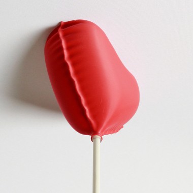 canopie® - Lampenbaldachin - Ballonherz Verkehrsrot